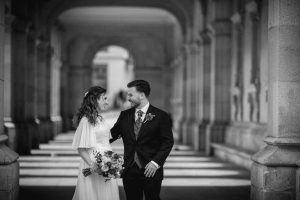 boda civil en el Ayuntamiento de María Pita, en A Coruña