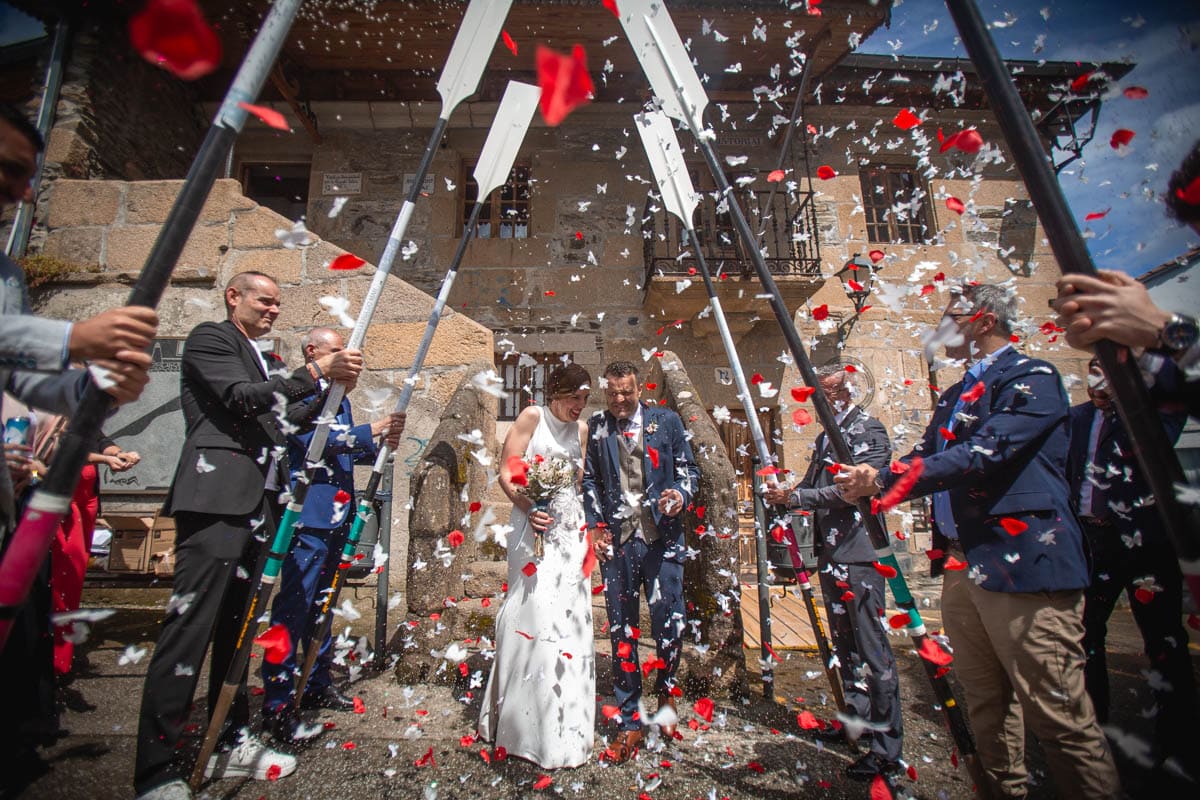 Una de las bodas que hemos fotografiado este año en Galicia.
