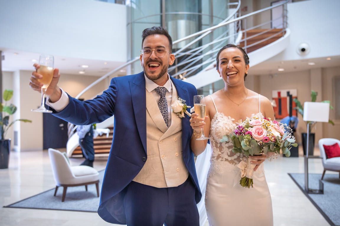 Una boda en el Hotel Attica 21 en La Coruña.