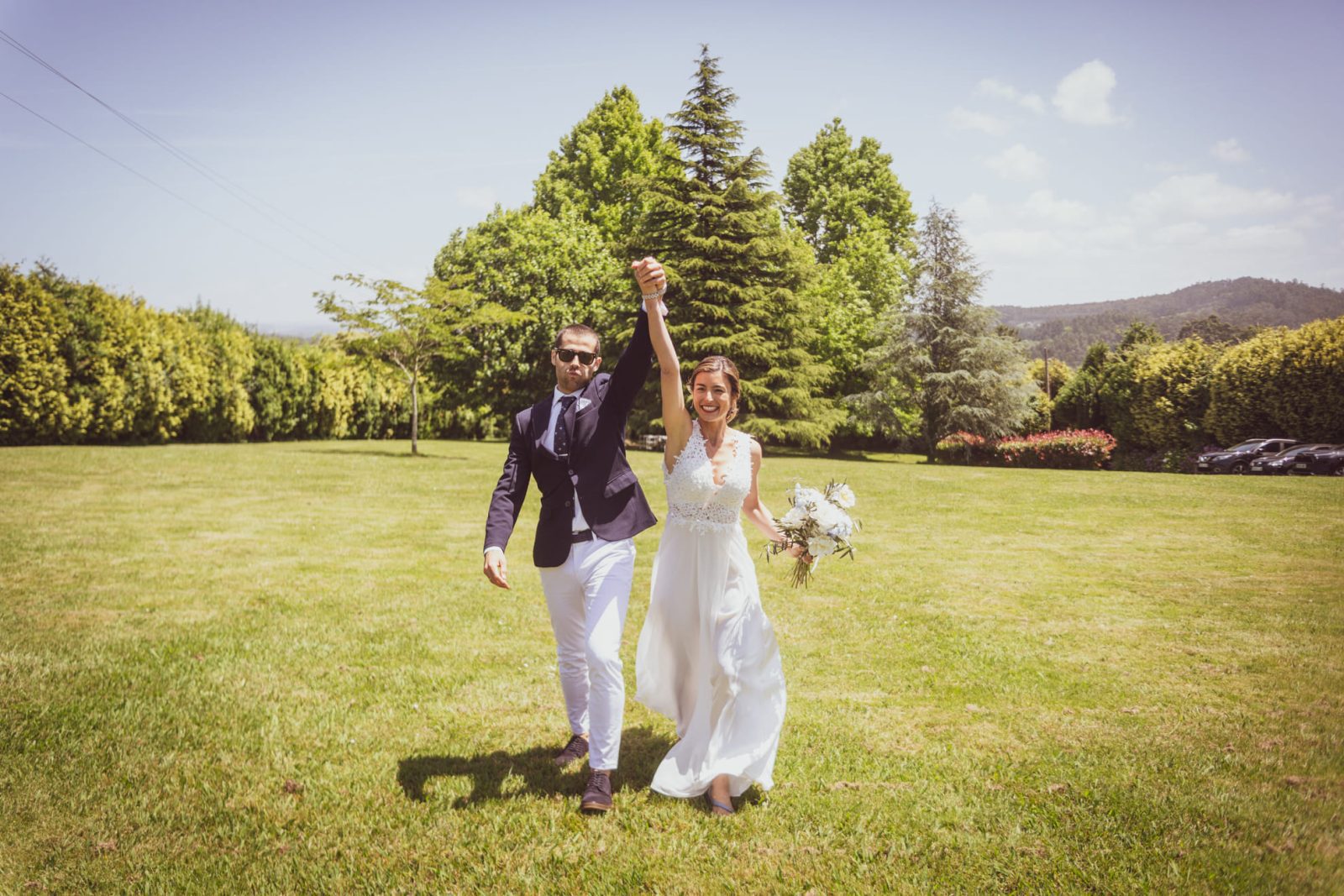 La boda en la Finca Santa Baia fue una celebración mágica al aire libre, en un entorno que combinó a la perfección naturaleza y exclusividad.