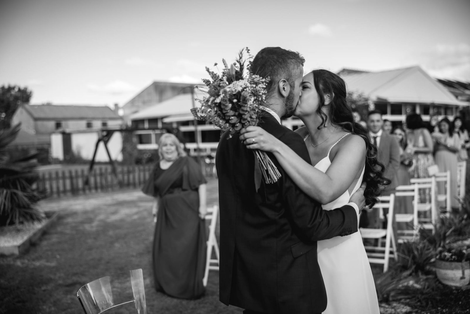 La boda en el restaurante A Taberna en Montemaior (A Laracha), de A&R, fue un evento lleno de belleza y emoción.