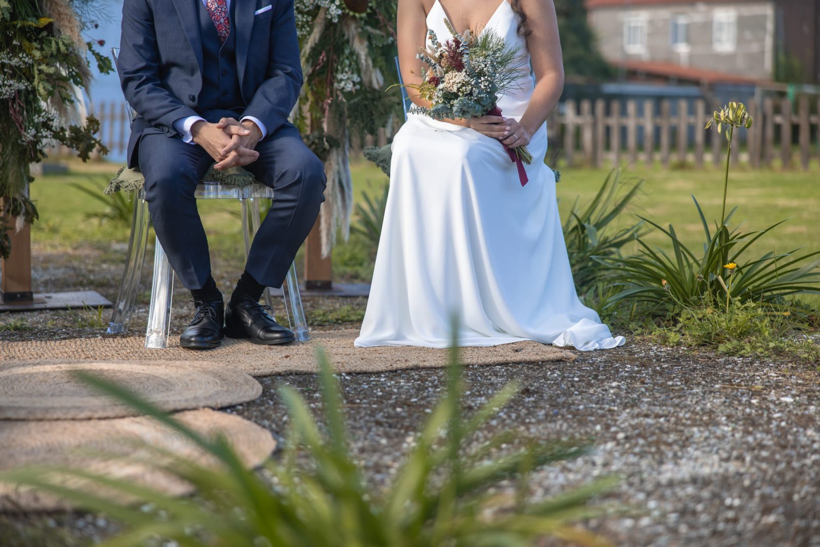 La boda en el restaurante A Taberna en Montemaior (A Laracha), de A&R, fue un evento lleno de belleza y emoción.