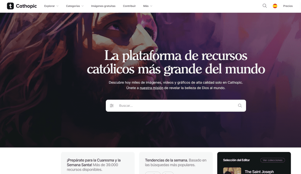 Así que, si necesitas fotografías cristianas, fotografías de stock católicas o cualquier otro recurso visual para tu proyecto, no dudes en visitar Cathopic. 