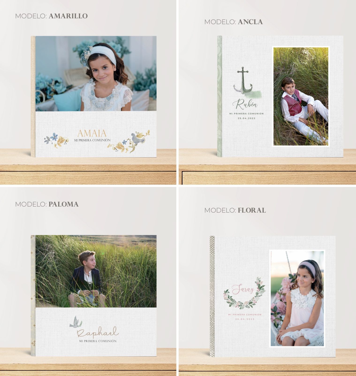 Un álbum personalizado de Primera Comunión no es solo un libro de fotos, es un tesoro que conservará los recuerdos de ese día tan especial para siempre.