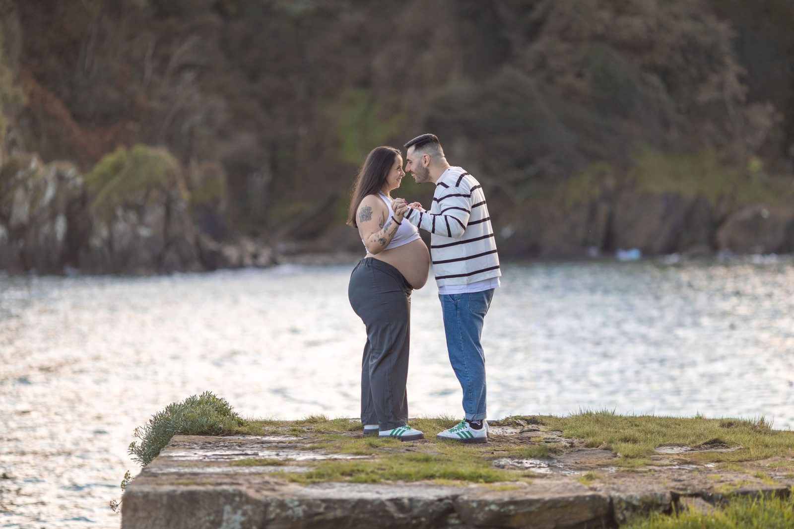 Fotógrafo sesión de fotos de embarazo en coruña